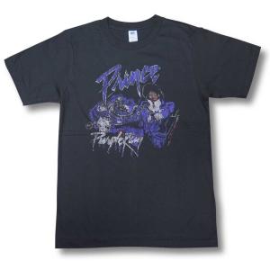 【土日も発送】 Tシャツ プリンス PRINCE パープルレイン バンド チャコール グレー bny｜alternativeclothing