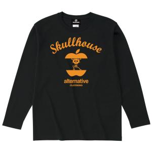 土日も発送】 日曜夕方症候群 長袖 Tシャツ スカル ファミリー ドクロ