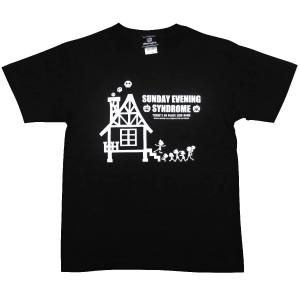 土日も発送】 Tシャツ スカル・ファミリー ドクロ 黒 サザエさん