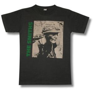 【土日も発送】 Tシャツ ザ・スミス The Smiths ミート・イズ・マーダー MEAT IS MURDER チャコール グレー メンズ レディース ロックT バンドT bny｜alternativeclothing