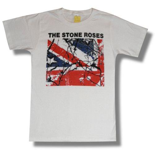 【6/26入荷】Tシャツ THE STONE ROSES ストーン・ローゼス ユニオン・ジャック 白...
