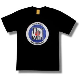 【土日も発送】 Tシャツ ＴＨＥ　WHO ターゲット 黒 ザ・フー ロック バンド gts｜alternativeclothing