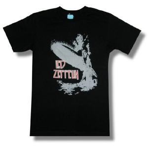 【土日も発送】 Tシャツ LED ZEPPELIN レッド・ツェッペリン 飛行船 バンド ロック メンズ｜alternativeclothing