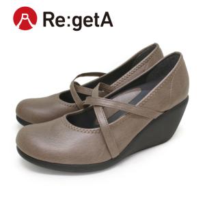 今だけ1,000円OFF リゲッタ　Re:getA AL-241 クロスベルトハイウェッジパンプス 入学式 卒業式 就活 履きやすい 歩きやすい 新生活 母の日