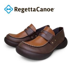 10%OFFクーポン配布中 リゲッタカヌー RegettaCanoe CJFS-6821 フィールドシューズ カジュアル コインローファー シューズ レディース 歩きやすい 履きやすい