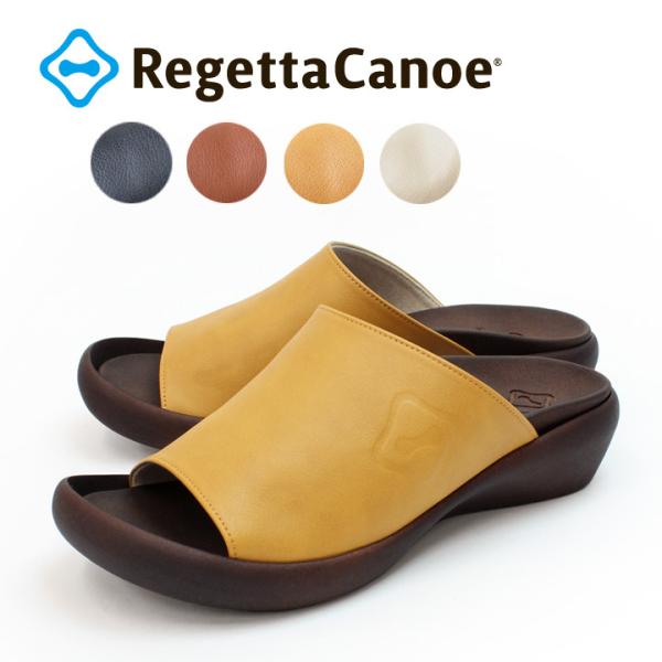 リゲッタカヌー　RegettaCanoe CJFW-3500 フラットウェッジカバーサンダル 履きや...
