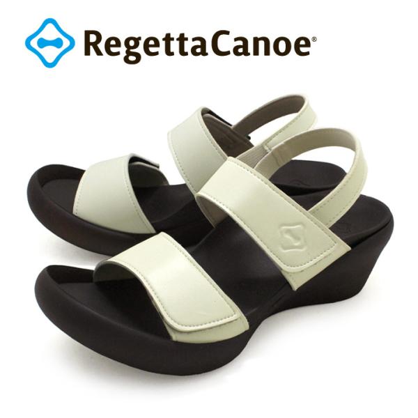 リゲッタカヌー RegettaCanoe CJLW-5522a ウェッジヒール 2本ベルト バックベ...