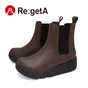 PT10倍開催!21日23時59分まで Re:getA　-リゲッタ- Re-163c  軽量 厚底 晴れ雨兼用 サイドゴアブーツ はっ水 レディース 歩きやすい EVA レディース