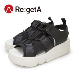 リゲッタ Re:getA RE-253 軽量 厚底 異素材 スポーティーサンダル レディース 履きやすい 歩きやすい つっかけ EVA