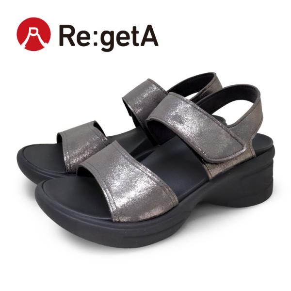 15％OFFクーポン配布中 リゲッタ Re:getA RE-552 軽量 厚底 2本ベルトサンダル ...