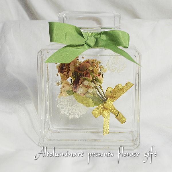 ドライフラワー　アンティークピンク