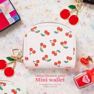 二つ折り財布 コンパクト 女の子   小さい お財布 柄