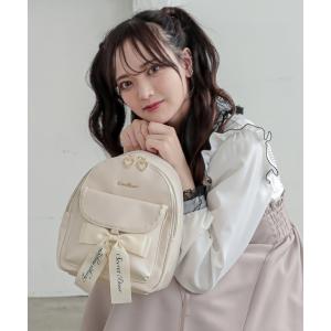 リュック キッズ 女の子 リボン フリル おし...の詳細画像2