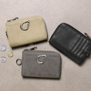フラグメントケース レディース フラグメント カードケース 小銭 コイン 財布 ミニ財布 コンパクト キーケース スエード調 アースラ