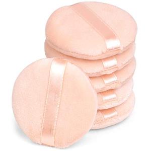 Wimily パウダーパフ 6個入Sサイズ 直径6cm 厚み1.5cm ルースパウダー用パフ メイクアップパフ フェイスパウダー