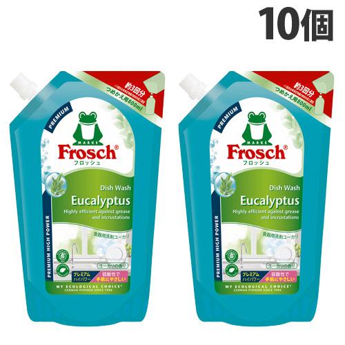 旭化成ホームプロダクツ フロッシュ プレミアム ユーカリの香り 詰替用 800ml×10個 食器用洗...