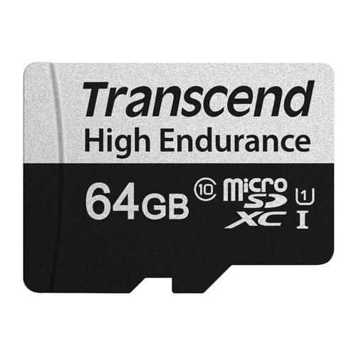 トランセンド microSDXCカード 64GB Class10 UHS-I U1 変換アダプター付...