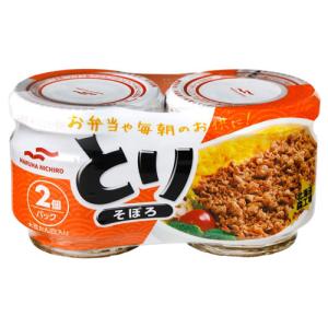 マルハニチロ とりそぼろ 50g×2個パック 惣菜 トッピング 隠し味 フリカケ おにぎり｜alude