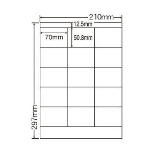 SCJ-13 ラベルシール カラーインクジェット用光沢 A4 80シートの商品画像