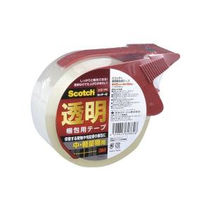 3M 透明梱包用テープ カッター付 1巻｜alude