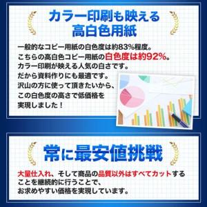 コピー用紙 A4 5000枚 高白色(500枚...の詳細画像2