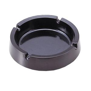 エコー金属 メラミン灰皿 丸型 黒 12個 0836-010 : よろずやマルシェ