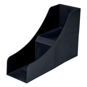 サナダ精工 2段式 コミックスタンド ブラック 8個 J9848 本立て 本