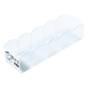 小物収納 ボックス 5分割 クリア