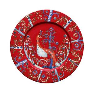 並行輸入品』イッタラ タイカ プレート 22cm レッド iittala Taika