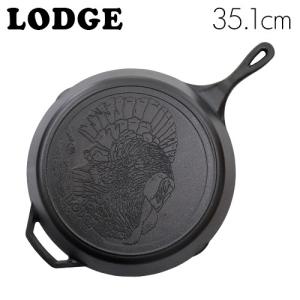 LODGE ロッジ ロジック スキレット ワイルドライフ 13.25インチ Wildlife Turkey Skillet L12SKWLTKY｜alude