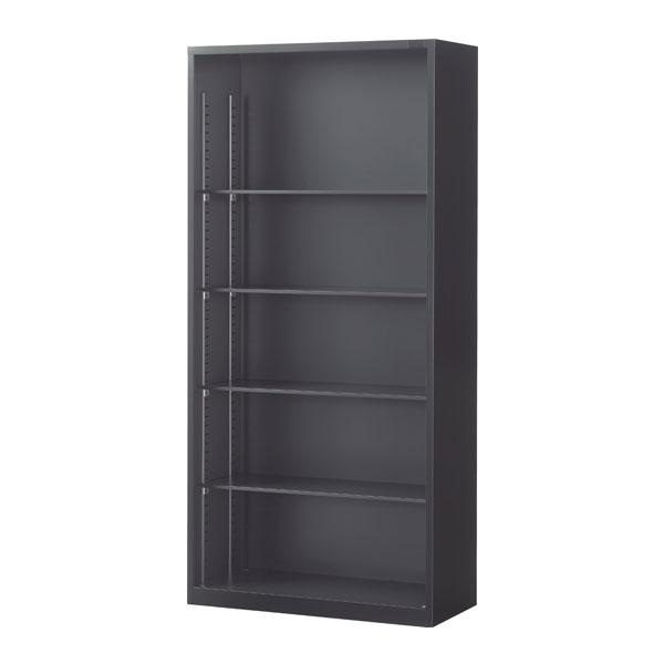 『代引不可』生興 ASKシリーズ オープン書庫 ブラック 下置用 W880×D400×H1860mm...