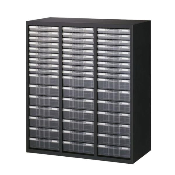 『代引不可』レターケース プラスチックキャビネット A4/B4 浅型27深型21 下置用 ブラック ...