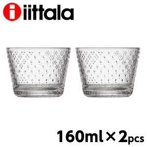並行輸入品』イッタラ レンピ グラス 340ml クリア ペア 2個セット 