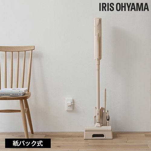 『代引不可』掃除機 紙パック式 強力吸引 スティッククリーナー アイリスオーヤマ マジカリーナ グレ...