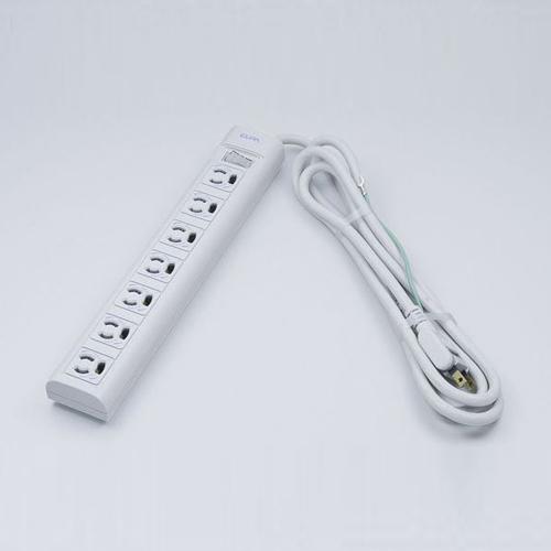 エルパ ELPA OAマルチタップ 7個口 2m 接地型 WBN-S7203B(G)