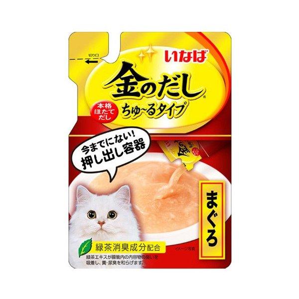 『ポイント10倍』 いなば 金のだし ちゅ〜るタイプ まぐろ とりささみ入り 140g IC-181...