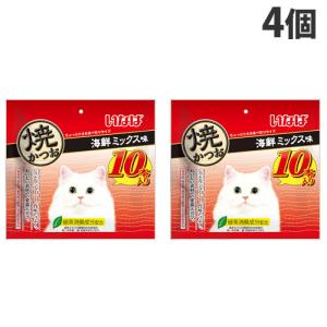 いなばペットフード いなば 焼かつお 高齢猫用 10本入×4個 QSC-258
