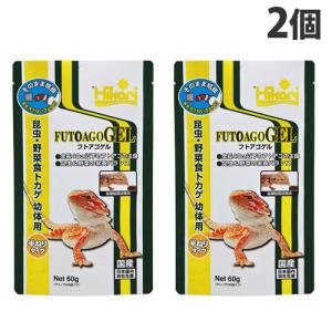 『代引不可』『ゆうパケット配送』 キョーリン フトアゴゲル 60g×2個 ペット 餌 エサ 爬虫類 フトアゴヒゲトカゲ 日本製『送料無料（一部地域除く）』