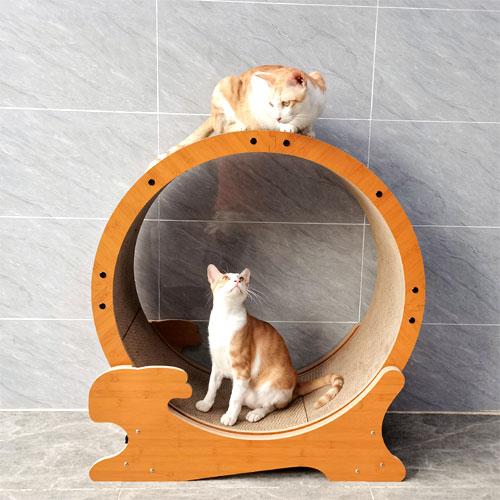 キャットホイール ペットプロ キャットランニングマシン Mサイズ 爪とぎ 段ボール キャットランナー...