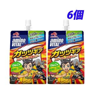 味の素 アミノバイタル ゼリードリンク ガッツギア りんご味 250g×6個｜alude