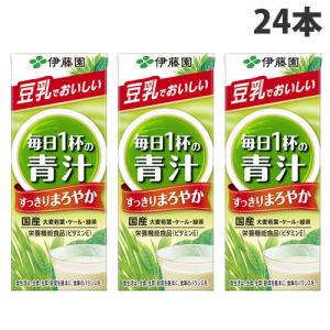 伊藤園 毎日一杯の青汁 まろやか豆乳ミックス 200ml×24本