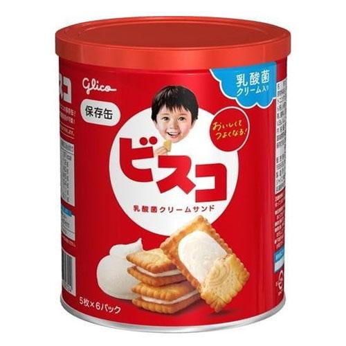 江崎グリコ ビスコ 保存缶