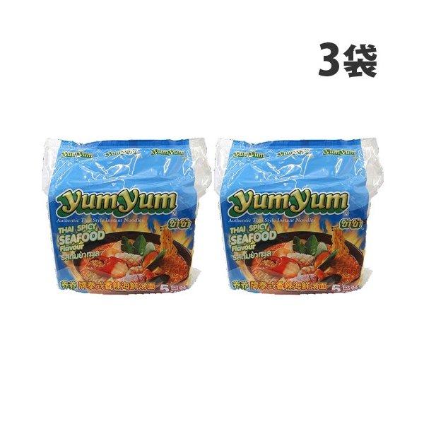 YumYum インスタントヌードル スパイシーシーフード味 5P×3袋