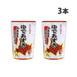 橋本フーズ ゆであずきスタンドパック 180g×3本の商品画像