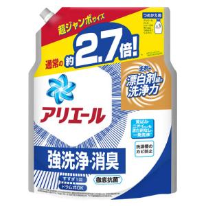 P＆G アリエールジェル 詰替用 超ジャンボサイズ 1220g 消耗品 洗濯 洗濯用品 衣類洗剤 液体洗剤 洗濯洗剤｜alude