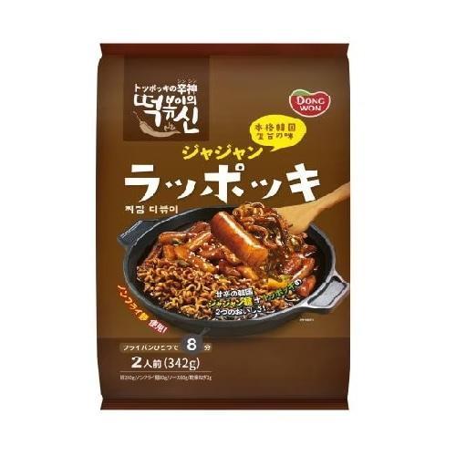 東遠ジャパン 即席 ジャジャンラッポッキ 342g 袋麺 旨辛 パルド モチモチ麺 ピリ辛 麺 韓国...