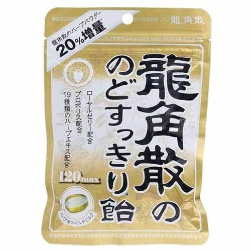 龍角散ののどすっきり飴 120max 88g のど飴 りゅうかくさん ハーブ プロポリス キャンディ...