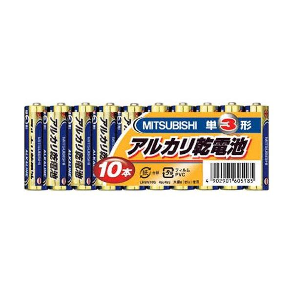 三菱電機 アルカリ乾電池単3形10本パック 1PK