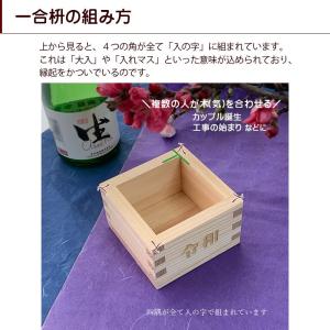 枡 一合枡 祝焼印入り 結婚式 披露宴 イベン...の詳細画像2