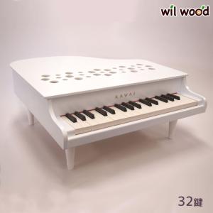 カワイ アップライトピアノ ミニ ホワイト 32鍵 KAWAI P-32/1162 ホワイト ミニピアノ 32鍵盤 カワイ | 島村楽器